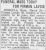 1952 Mar 29 obituary for Firmin Lavoie from the Spokesman Review, MT